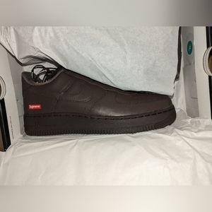 Nike Air Force 1 Low SP Supreme Baroque Brown CU9225-200 Size 8 M Fast Shipping